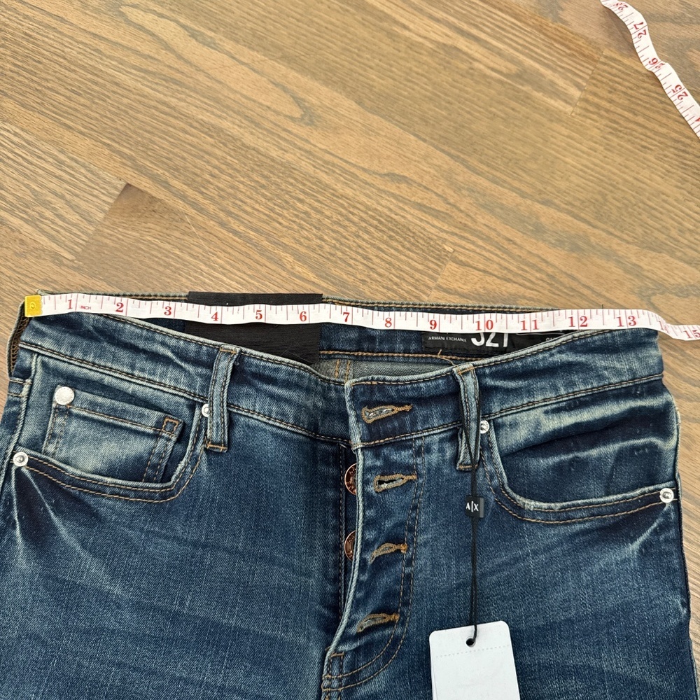 Armani Exchange Super Skinny Button Fly Jeans Size 26 - Picture 5 of 6